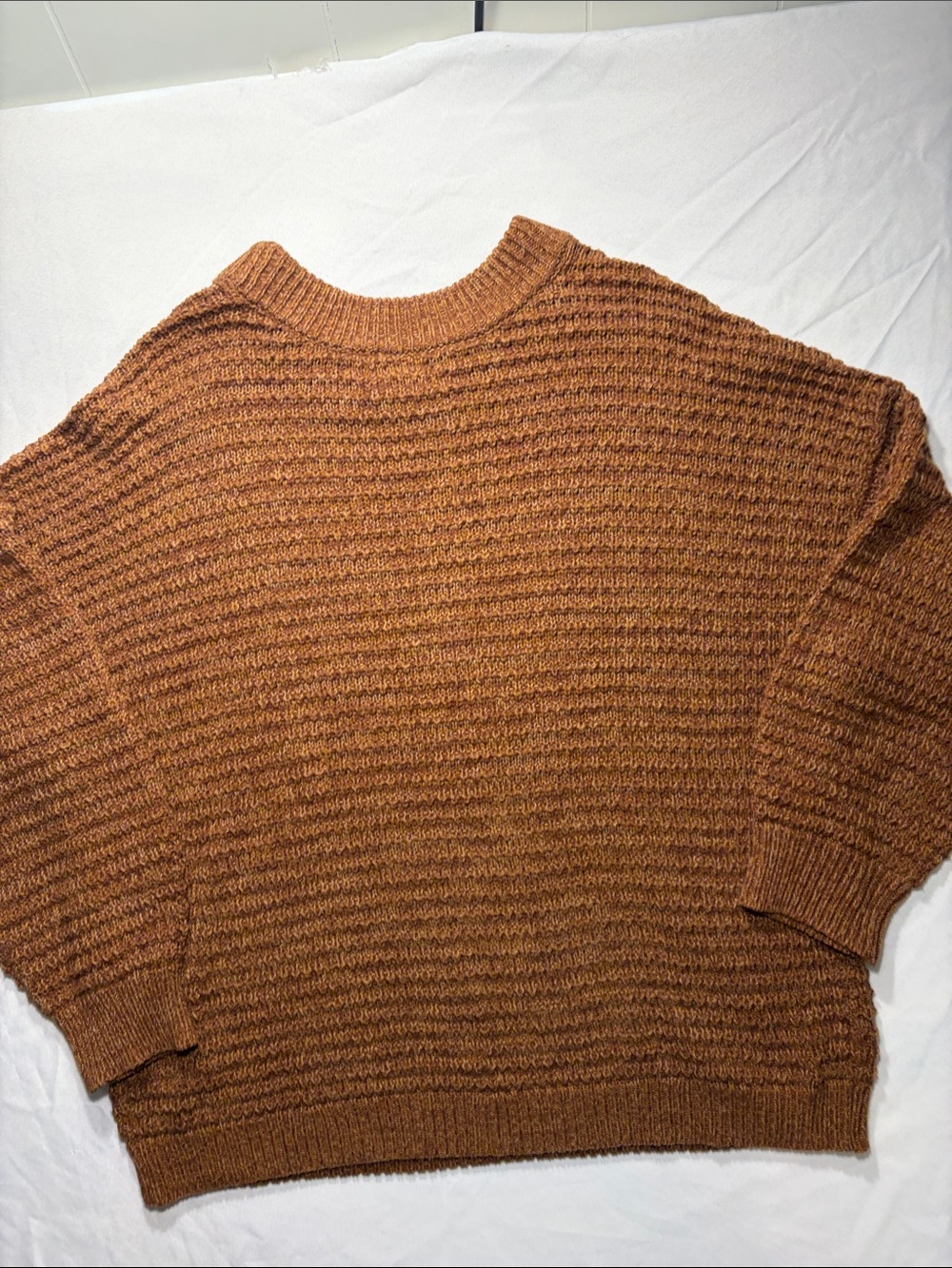 Universal Thread Marled Rust-Brown Knit Sweater - Picture 5 of 6